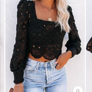 Crochet Lace Crop Top